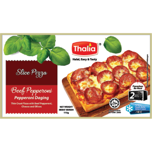 Beef Pepperoni Pizza (Slice)